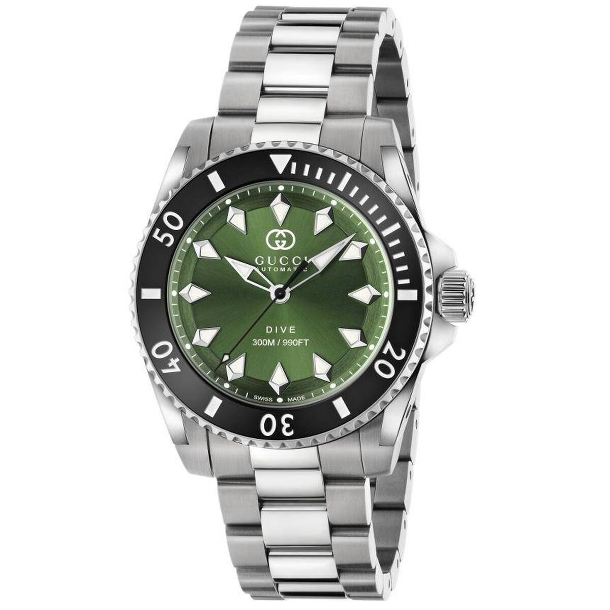 Ceas Bărbați Gucci YA136363 Argintiu