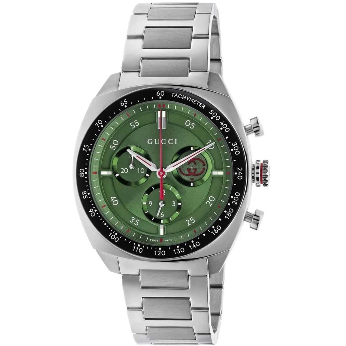 Ceas Bărbați Gucci YA142318 Argintiu