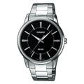 Ceas Bărbați Casio 3 H - BLACK Negru Argintiu (Ø 40 mm)